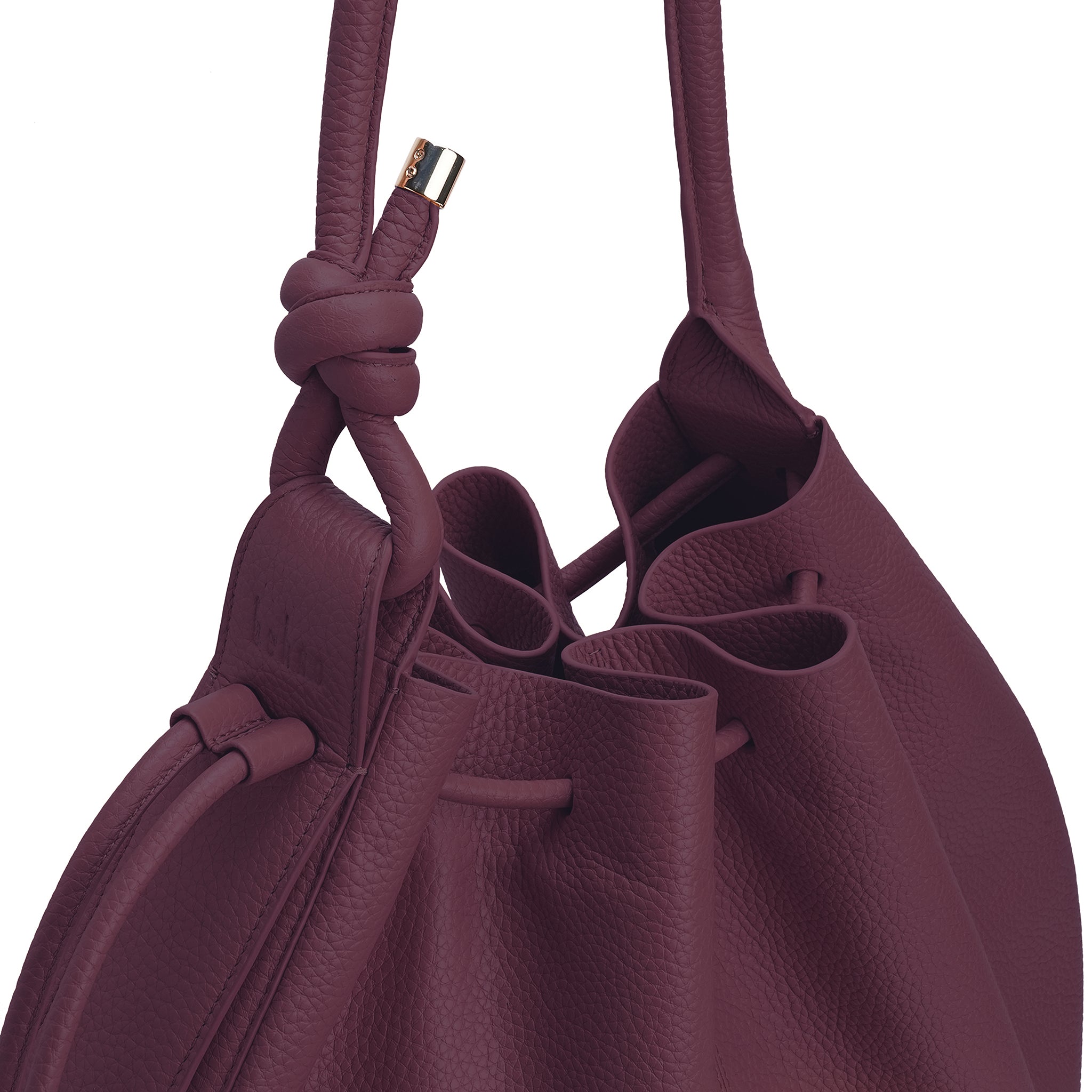 【美品】イロセ　ハンドバッグ　irose bag　ボルドー　バーガンディ　ワイン 美品】イロセ ハンドバッグ irose bag ボルドー バーガンディ ワイン