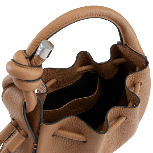 Ina Mini INA MINI CROSSBODY PEBBLE ALMOND