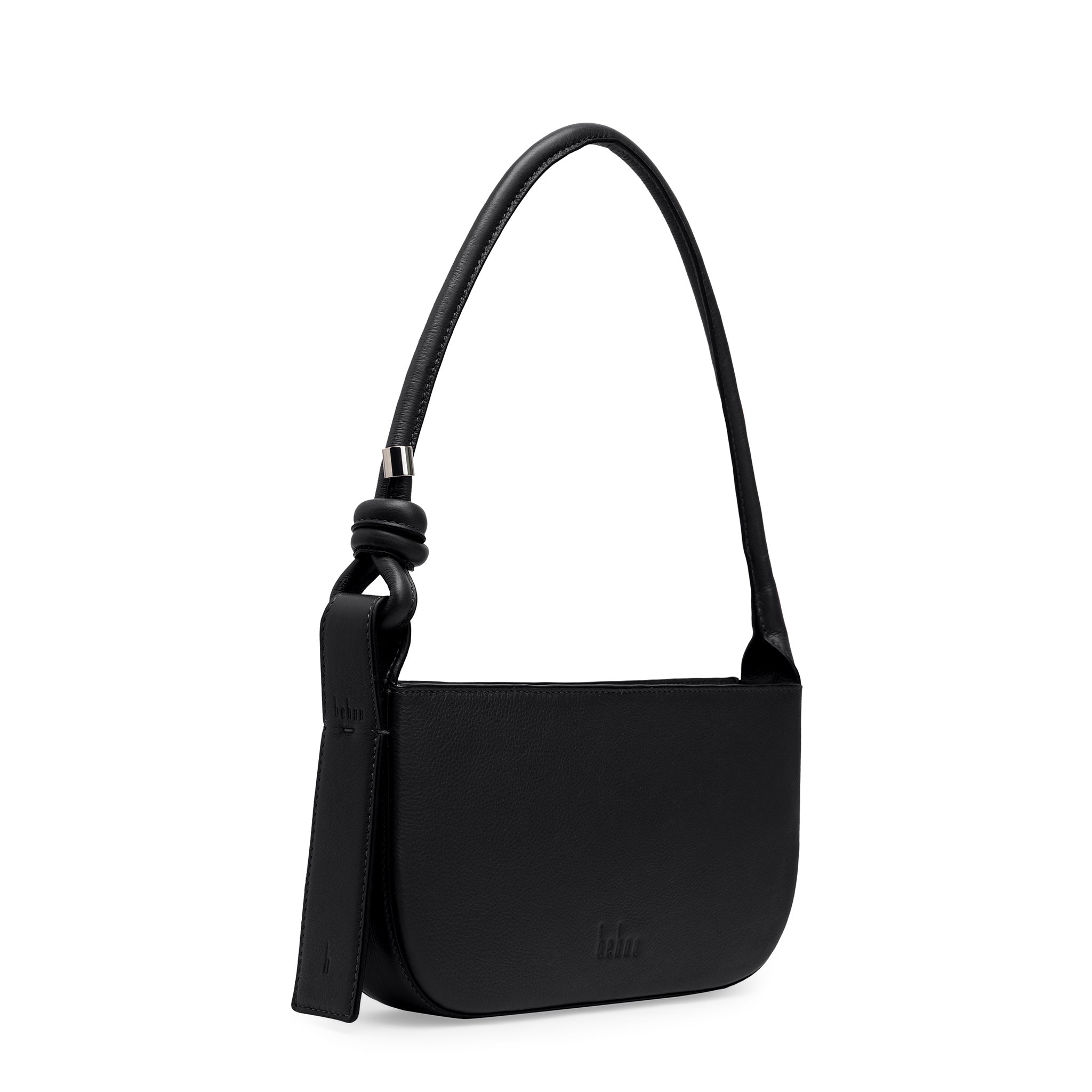 INA MINI POUCHETTE MILLED BLACK