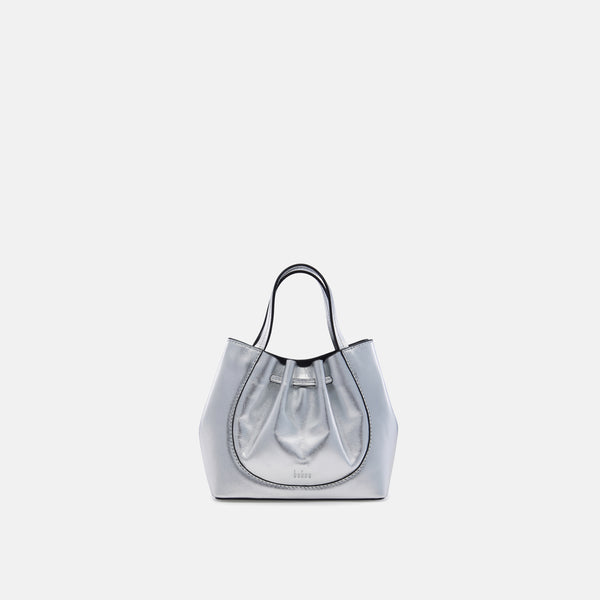 KATRINA MINI TOTE METALLIC SILVER