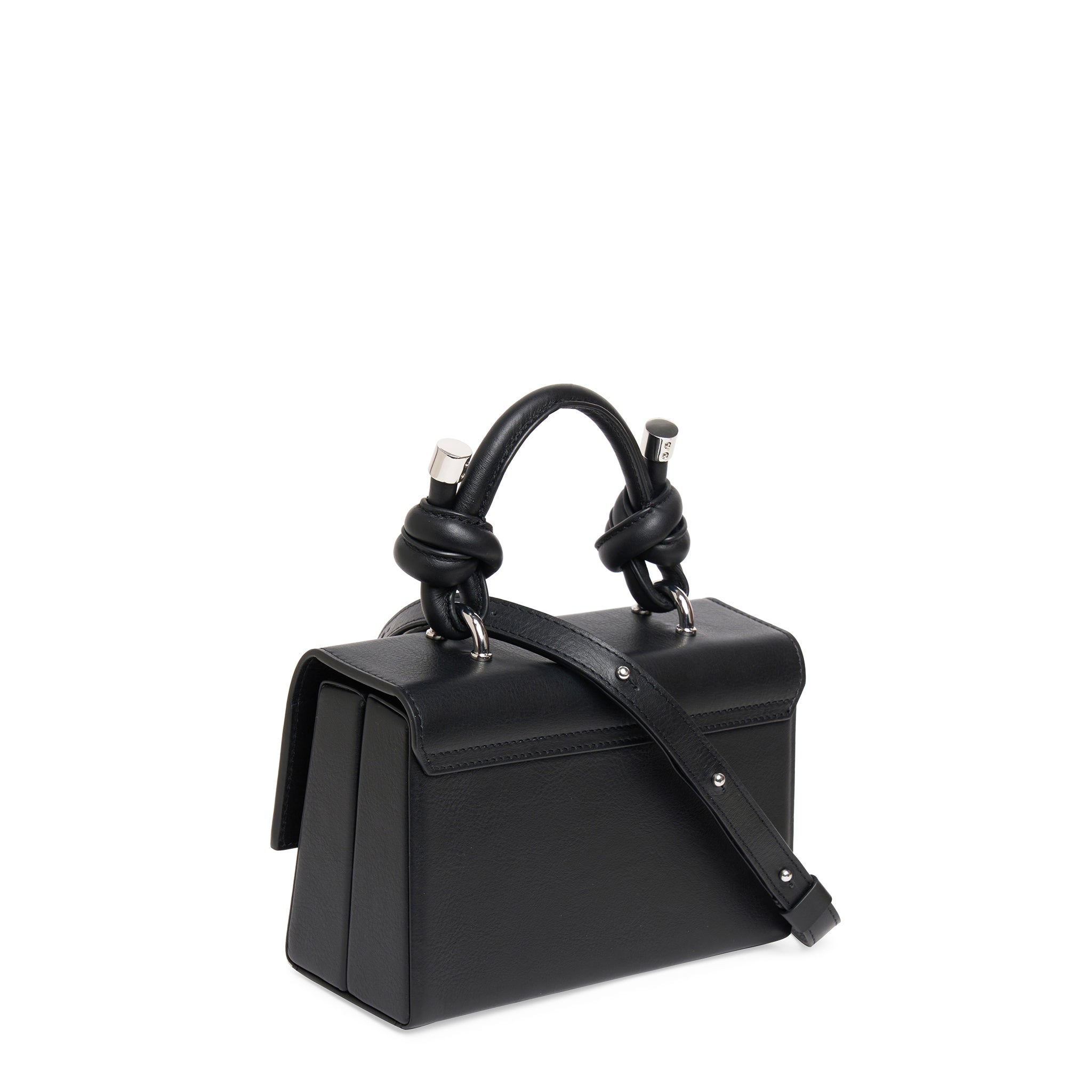 Mini black bag with on sale handle