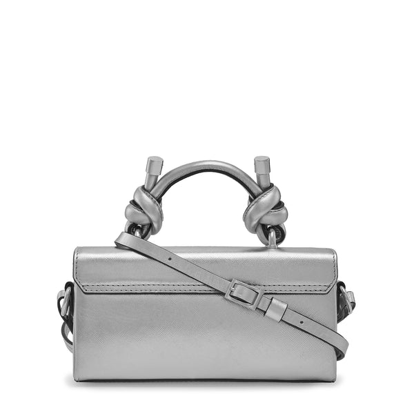 MARY BAG MICRO SOFT METALLIC SILVER