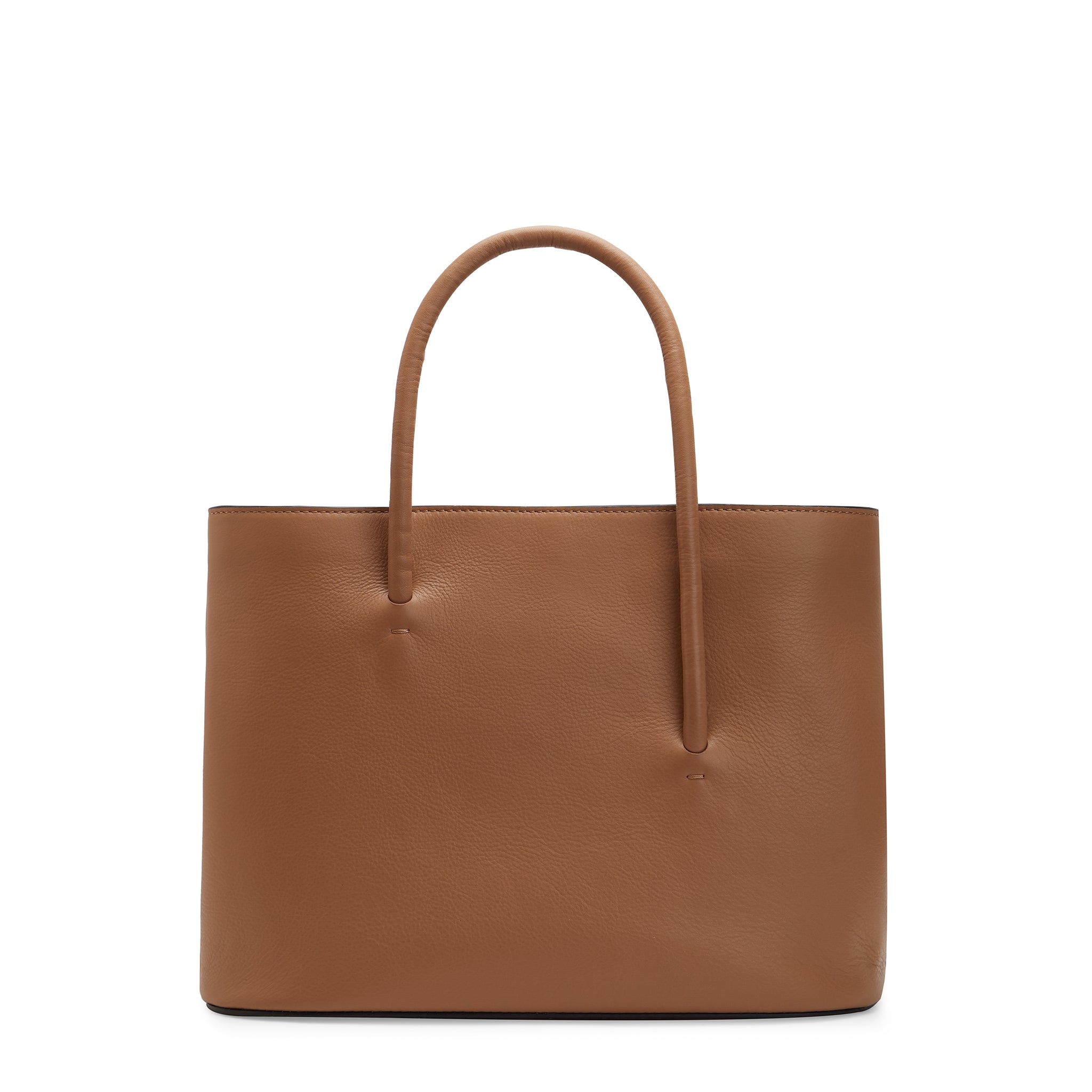 MEENA SATCHEL MILLED ALMOND