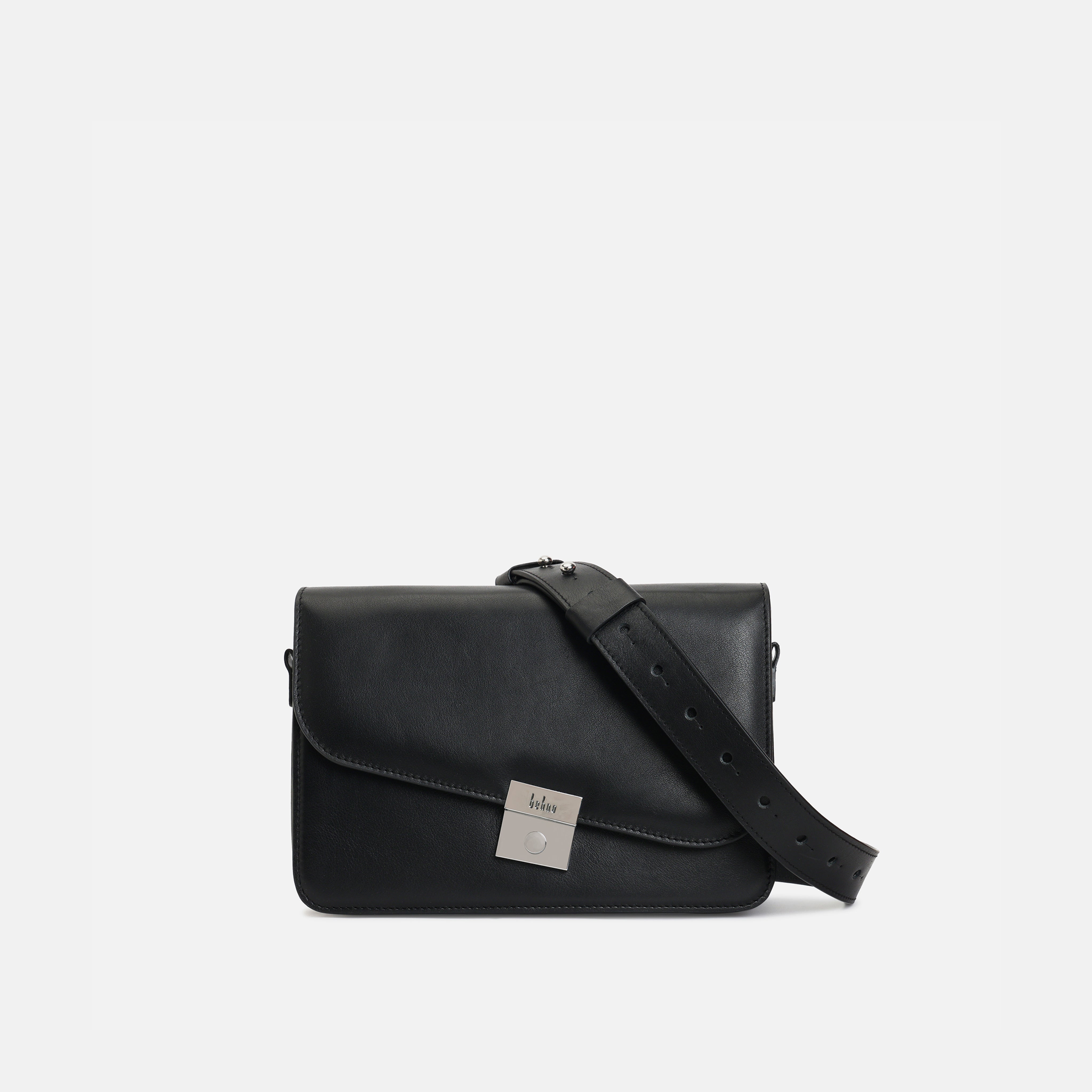 Behno Simone Mini Pebble Leather Crossbody Bag-Black (Shoulder bags,Cross  Body Bags)