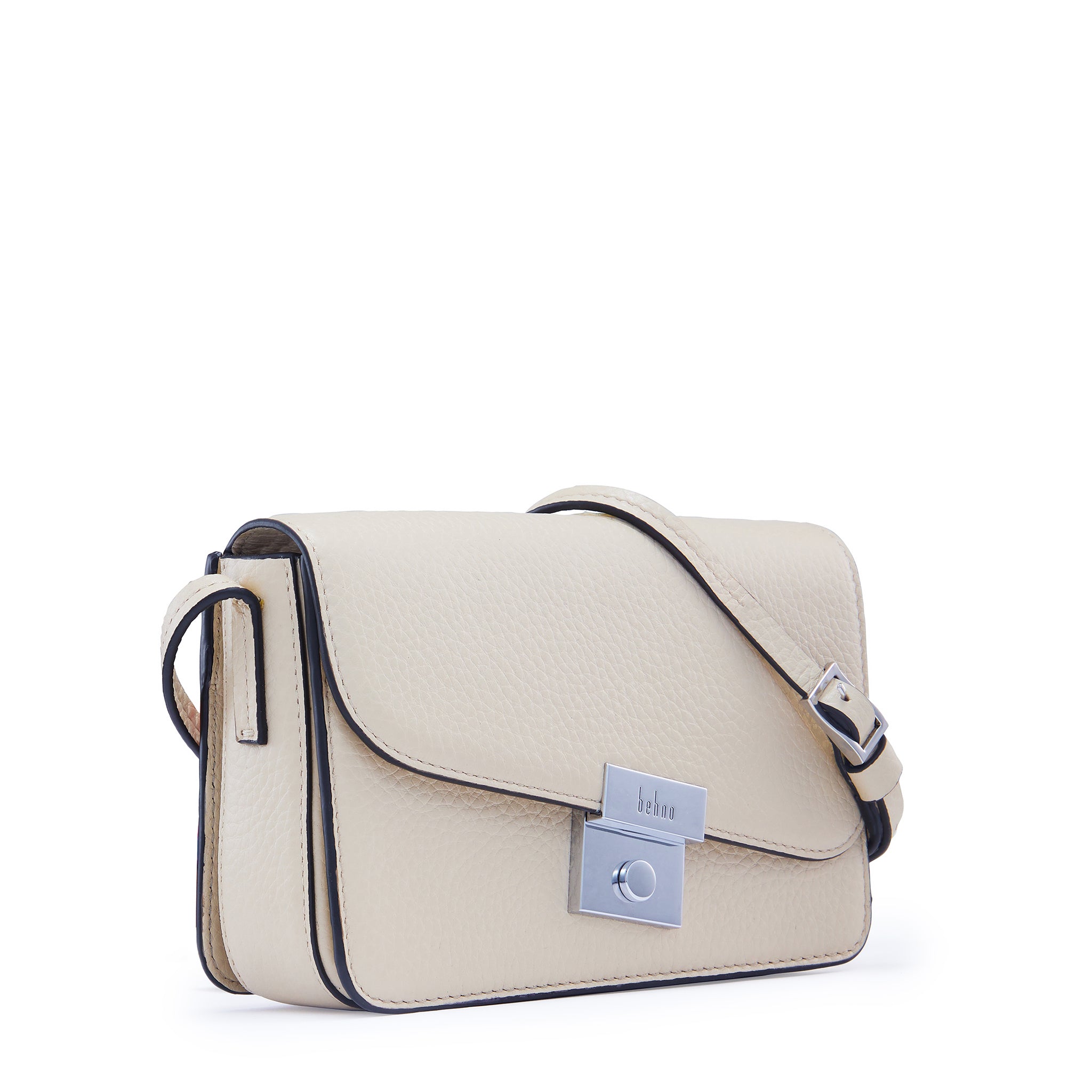 SIMONE MINI CURVE CROSSBODY PEBBLE BONE